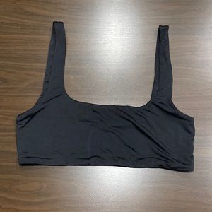 Majorelle black ultra crop top